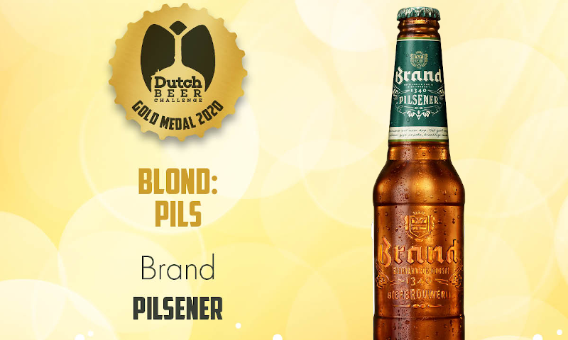 Brand Pils Goud op Dutch Beer Challenge